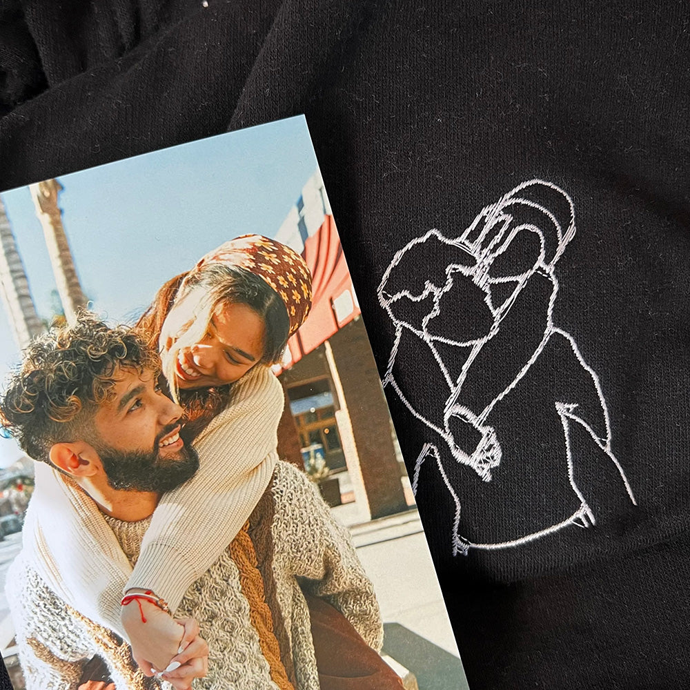 EMBROIDERED PORTRAIT HOODIE