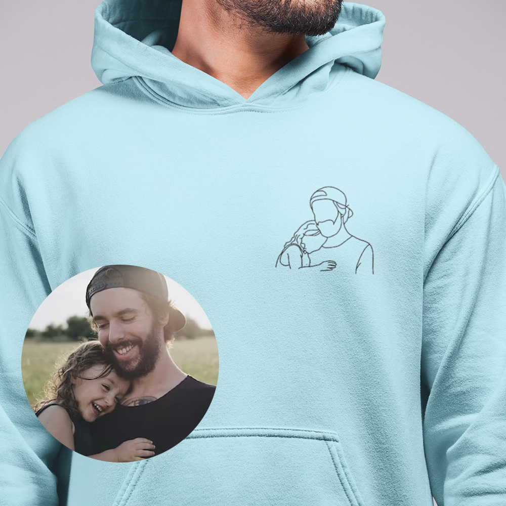 EMBROIDERED PORTRAIT HOODIE